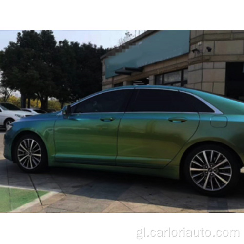 Vinilo de envoltura de coche verde de herba de fantasía metálica